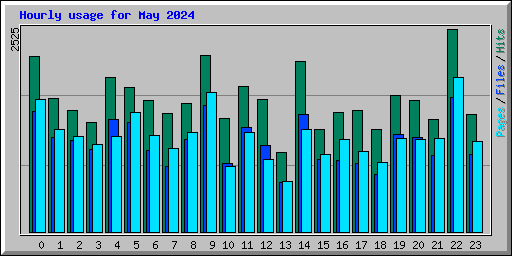 Hourly usage for May 2024